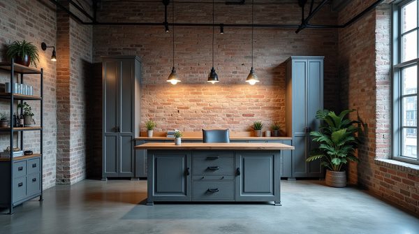Créer un bureau au style industriel : entre minimalisme et caractère brut